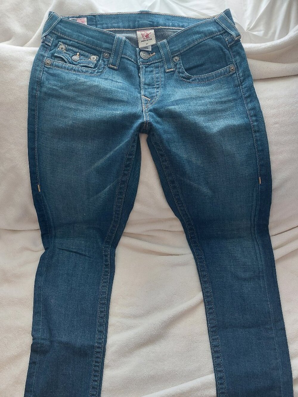 True Religion Cameron Low Rise Bootcut Jeans Size 27